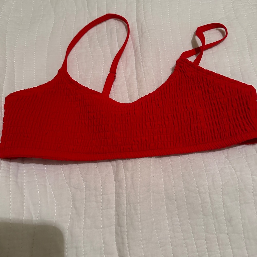 Red bikini top